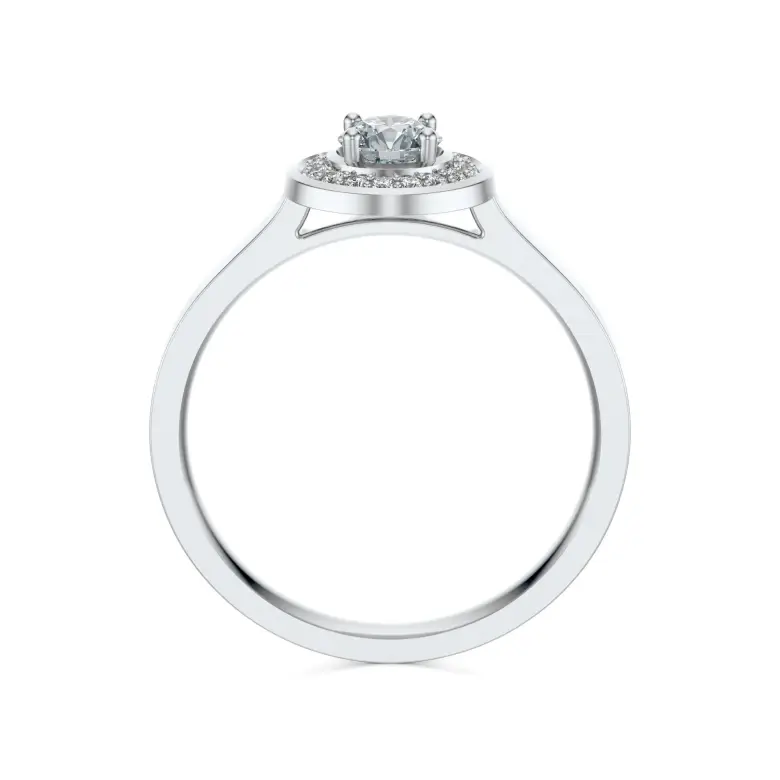 Pierścionek białe złoto z diamentami AJPZ_108